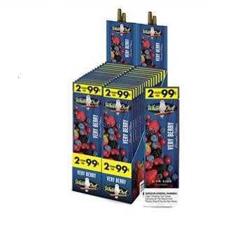White Owl Cigarillos Berry Blast 30 Pouches of 2