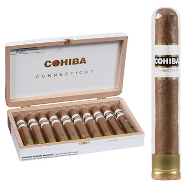 Cohiba Cigars Connecticut Robusto Tubo - 10 Ct Box