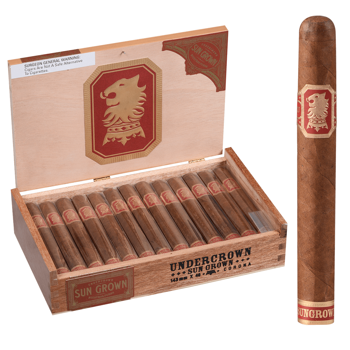 Undercrown Cigars Sun Grown Corona 25 Ct. Box 5.625X46