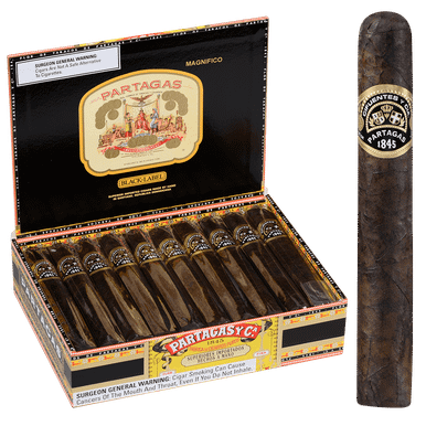 Partagas Cigars Black Label Magnifico 20 Ct. Box 6.00X54