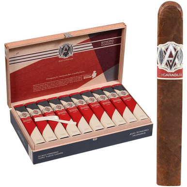 AVO Cigars Syncro Nicaragua Toro Tubo 20 Ct. Box 6.00X54