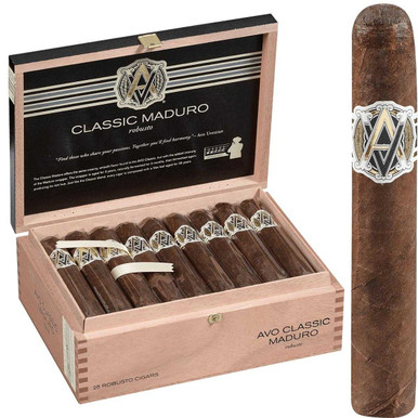 AVO Cigars Classic Maduro Robusto 25 Ct Box 5.00x50