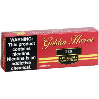 southern harvest cigarettes Golden Harvest Filtered Cigars Red 10/20