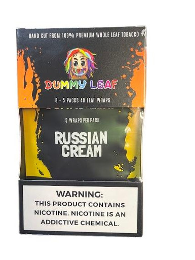 Dummy Leaf Wraps Russian Cream 8/5 Packs- Buitrago Cigars