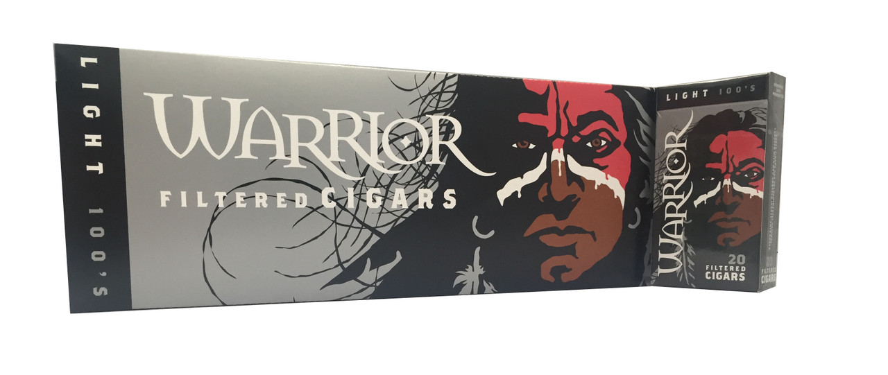 Warrior Filtered Cigars Light 100's