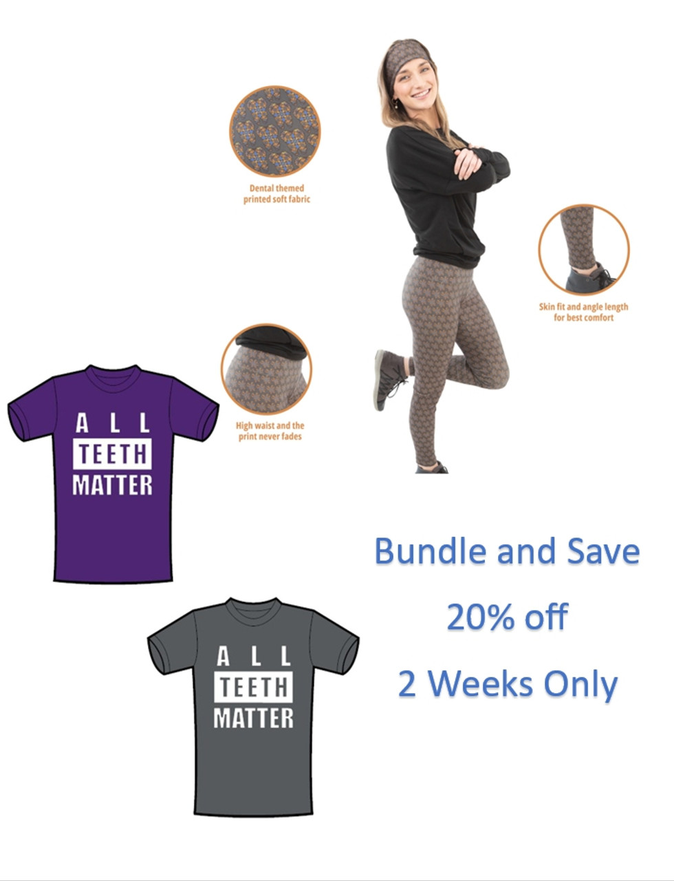 T-Shirt / Leggings Bundle - 20% off for 2 Weeks Only