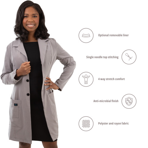 Adjustable Labcoats, Lined, Performance Fabric, TwiceAsNiceUniforms