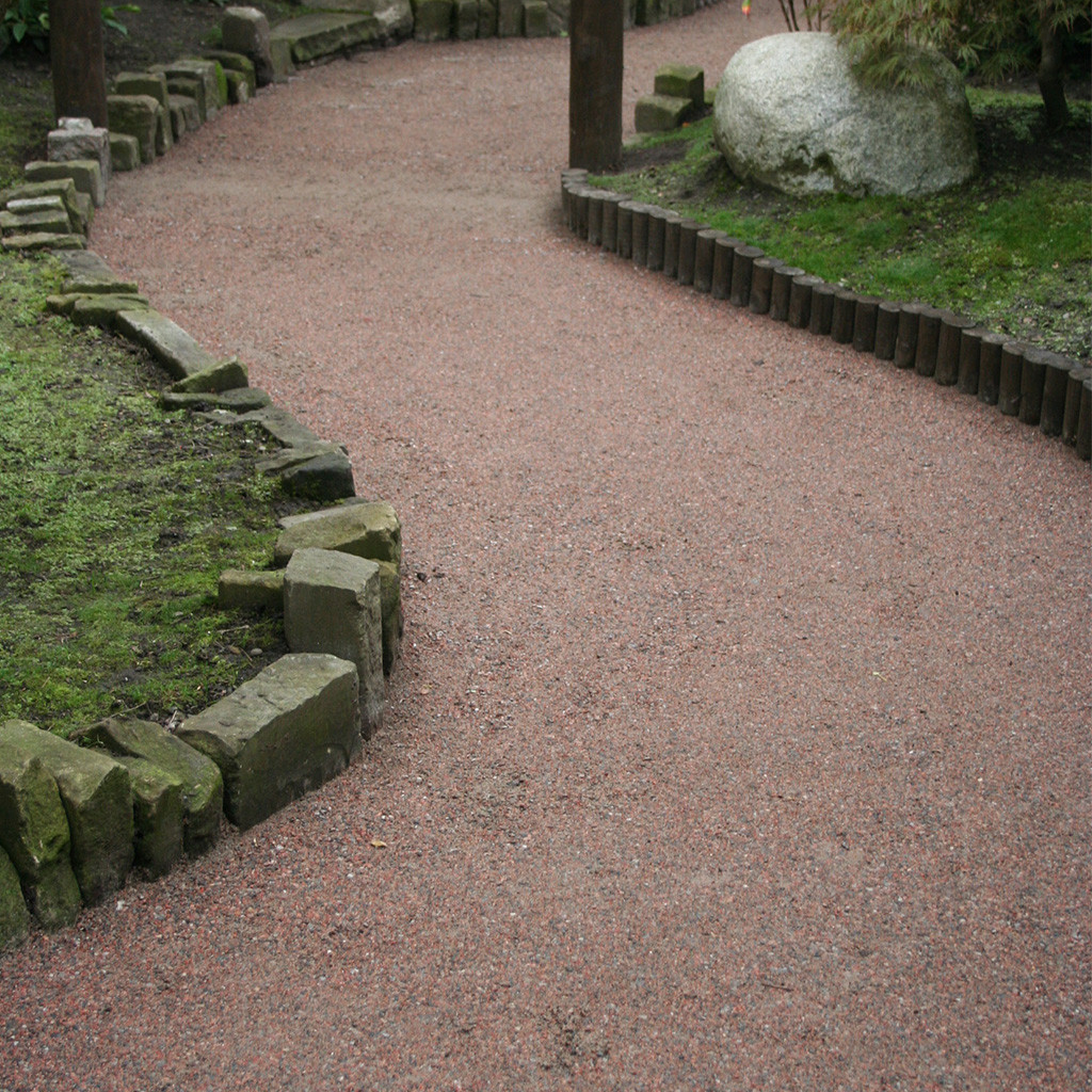 Red Foot Path CEDEC Footpath Gravel - Red - Corfe Stone