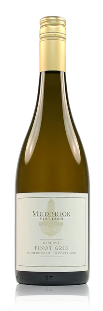 2026 Mudbrick Reserve Pinot Gris Waiheke Island New Zealand