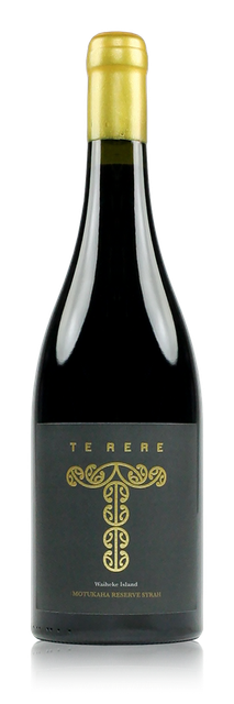 2022 Te Rere Motuhaka Reserve Syrah Waiheke Island New Zealand