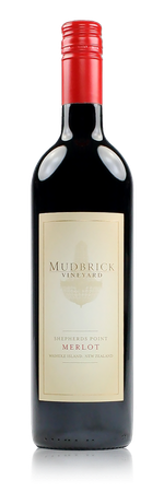 2025 Mudbrick Shepherd's Point Merlot Waiheke Island New Zealand