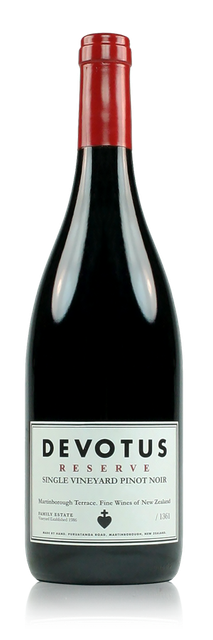 2020 Devotus Reserve Single Vineyard Pinot Noir Martinborough New Zealand