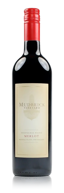 2025 Mudbrick Shepherd's Point Merlot Waiheke Island New Zealand