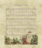 Jolly St. Nick Christmas Carol Cross Stitch Fabric