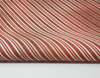 Red & Gold Christmas Stripes Cross Stitch Fabric