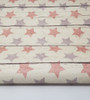 Blue and Red Stars - Patterned Cross Stitch Fabric