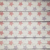 Blue and Red Stars - Patterned Cross Stitch Fabric