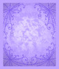 Purple Cobweb Frame Cross Stitch Fabric
