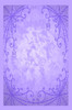 Purple Cobweb Frame Cross Stitch Fabric