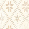 Creamy Snow Diamonds Cross Stitch Fabric