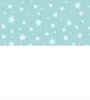 Snowflake Scene on Aqua Sky Cross Stitch Fabric