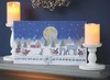 Snowy Night Cross Stitch Fabric