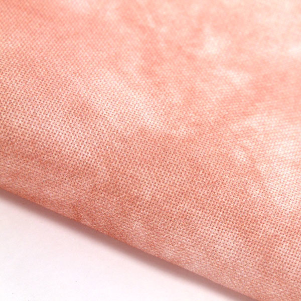 Coral Dyed & Mottled fabric