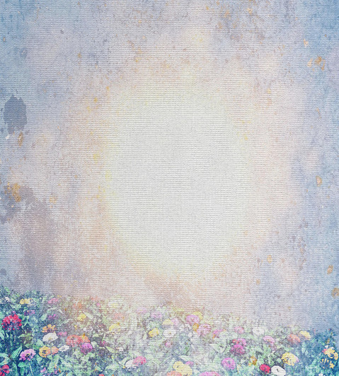 Spring Meadow Cross Stitch Fabric