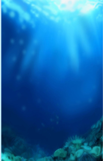 Mermaid Background Cross Stitch Fabric