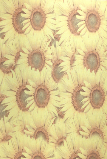 Garden Sunflowers Cross Stitch Fabric