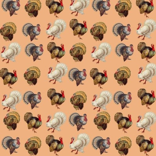 Turkey Galore Cross Stitch Fabric