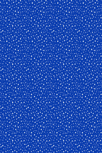 Snow on Royal Blue Cross Stitch Fabric