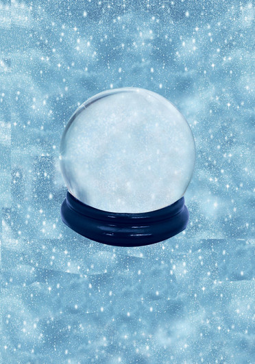 Snow Globe Cross Stitch Fabric