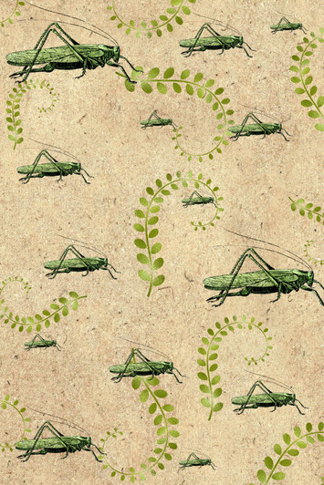 Grasshopper Cross Stitch Fabric