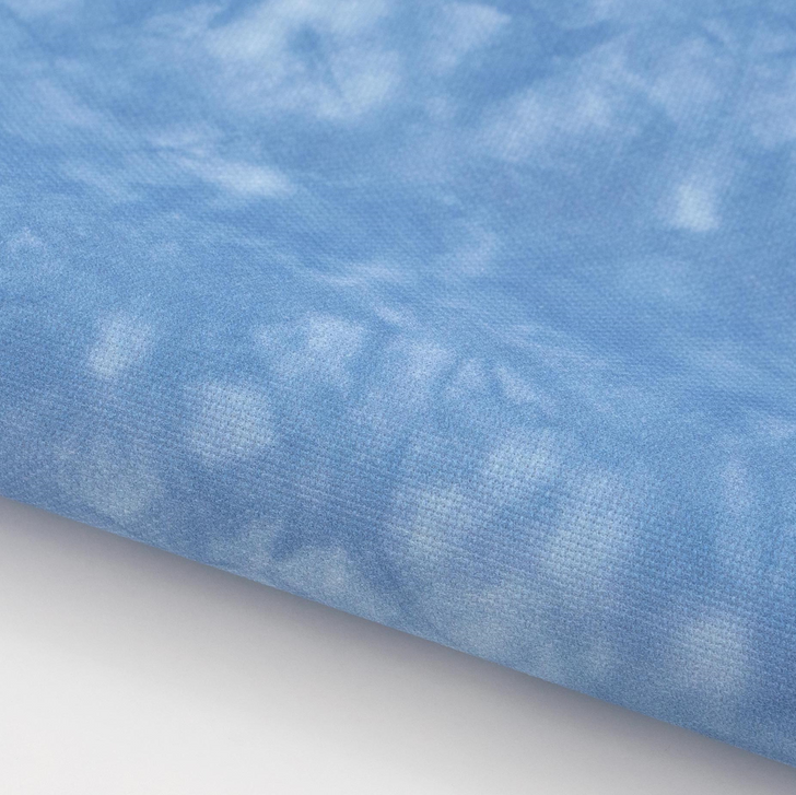 Prussian Blue Denim Pattern Digital Print Rayon Fabric – Fabcurate