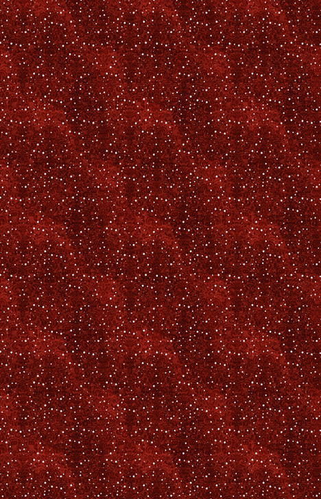 Christmas Red Damask with Snow