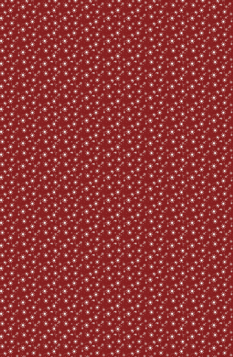 Starburst Snowflakes Reddish Brown