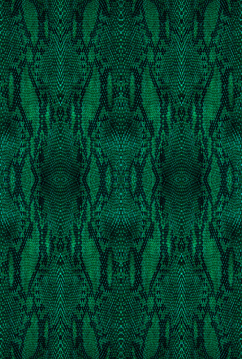 Snake Skin Green Cross Stitch Fabric