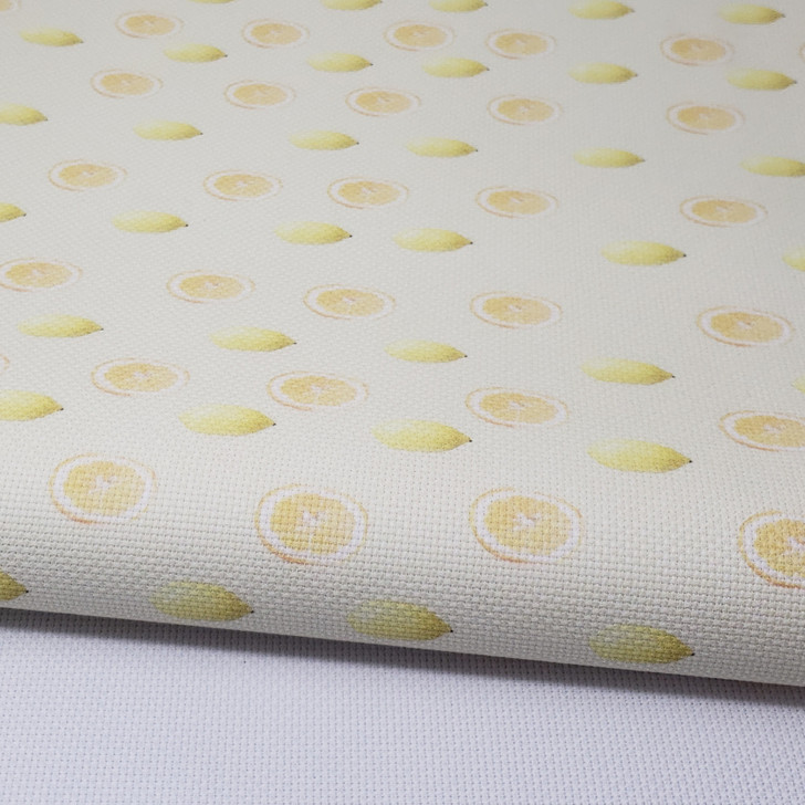 Lemon Galore Cross Stitch Fabric