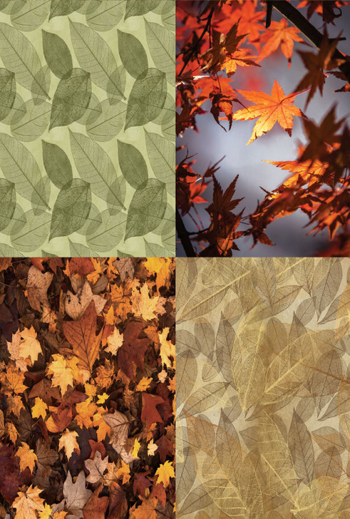 More Leaves Medley Cross Stitch Fabric