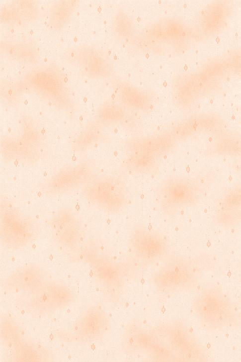 Peach Rain Cross Stitch Fabric