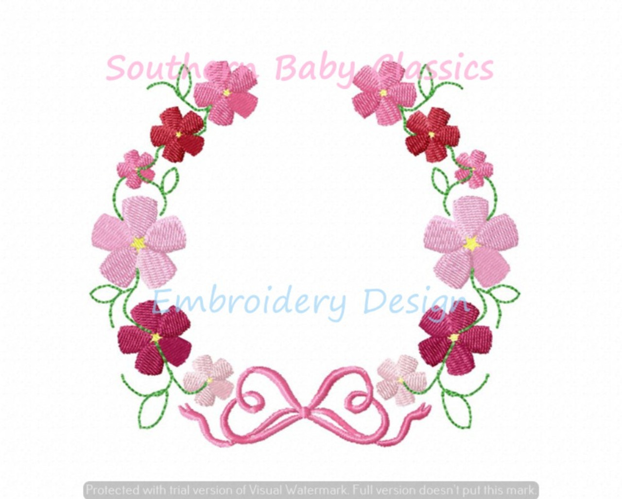 Flowers Floral Flower Heart Bow Monogram Frame Ribbon Girl Spring Baby  Frames