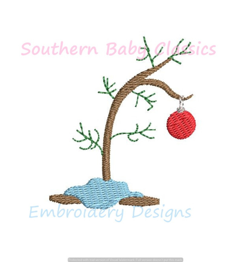 charlie brown christmas tree stencil