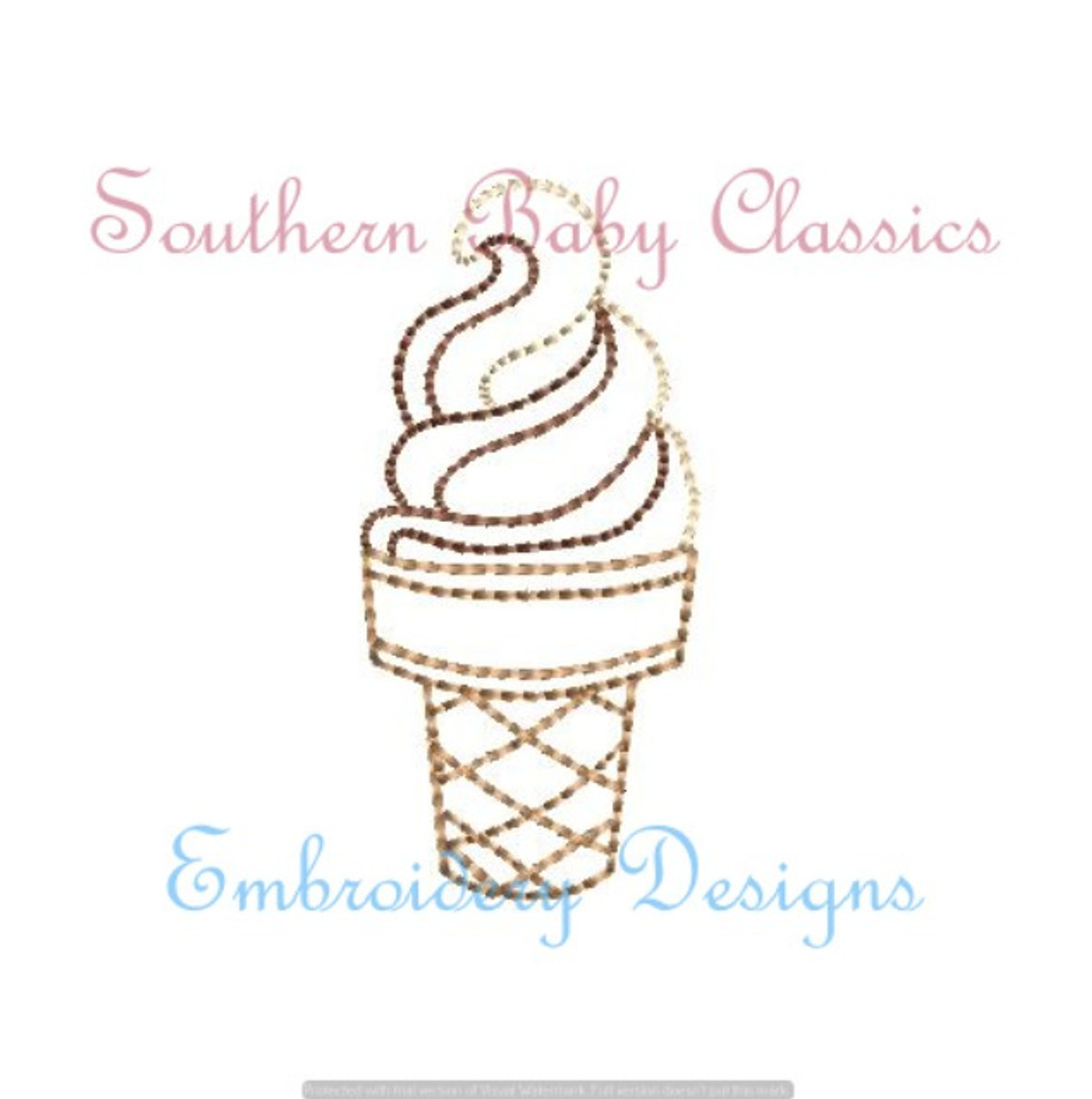 DSF pin backs without ice cream cone pattern?