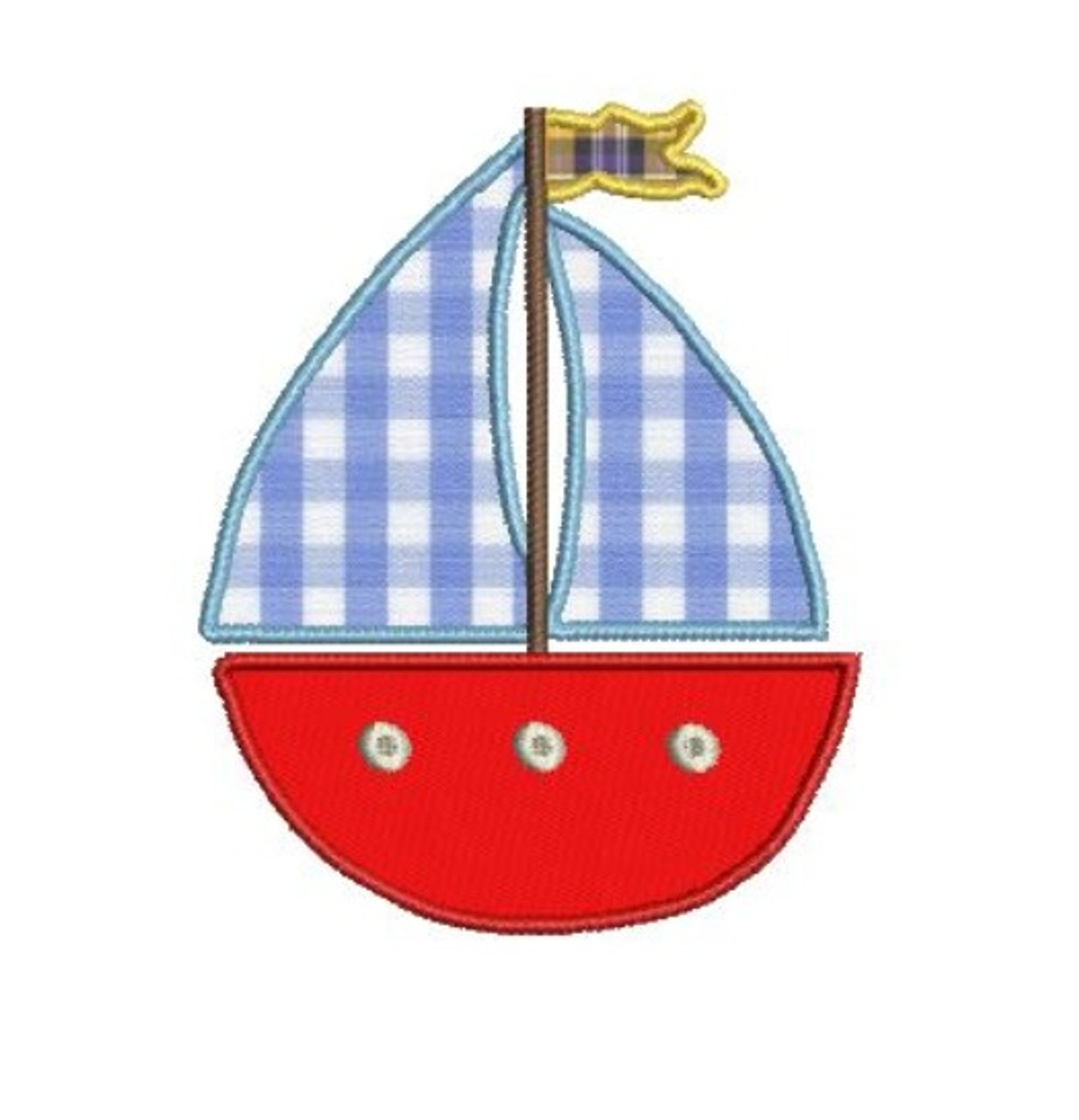 Sail Boat Boat Blanket Stitch Applique Machine Embroidery Design sail-boat-boat-blanket-stitch-applique-machine-embroidery-design