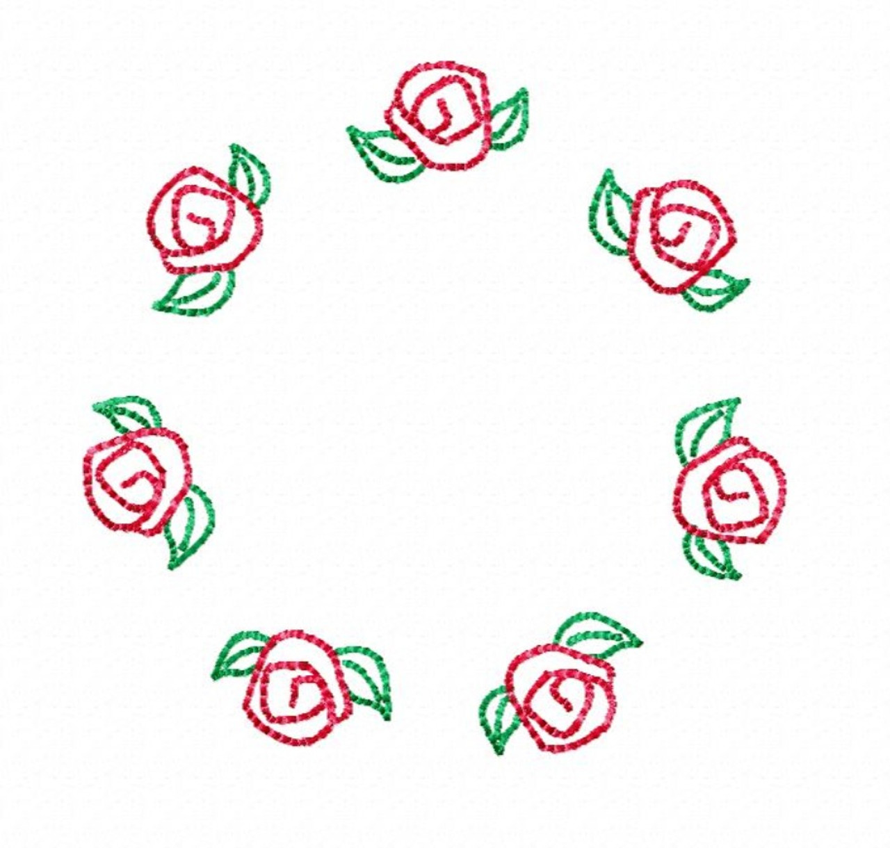 Rose Floral Monogram Frame Machine Embroidery Design Flowers Frames Spring  Summer