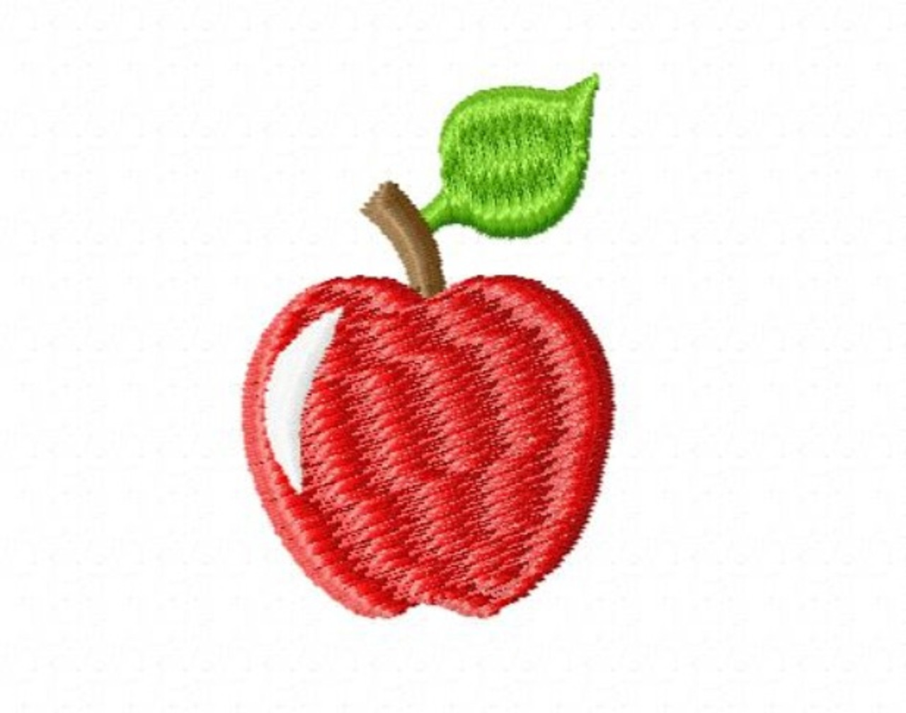 Apple Bookends Mini Fill Stitch Machine Embroidery Design – Southern Sketch  Designs