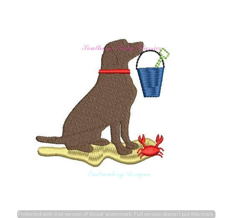 Lab Labrador Dog with Pumpkin Mini Fill Machine Embroidery Design
