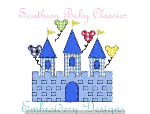 Picket Fence With Balloons Sketch Machine Embroidery Design - Rivermill  Embroidery