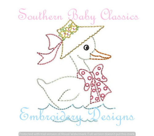 Mother Goose Vintage Stitch Machine Embroidery Design
